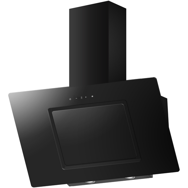 CATA 90cm Black Angled Glass Hood || ANG90BK