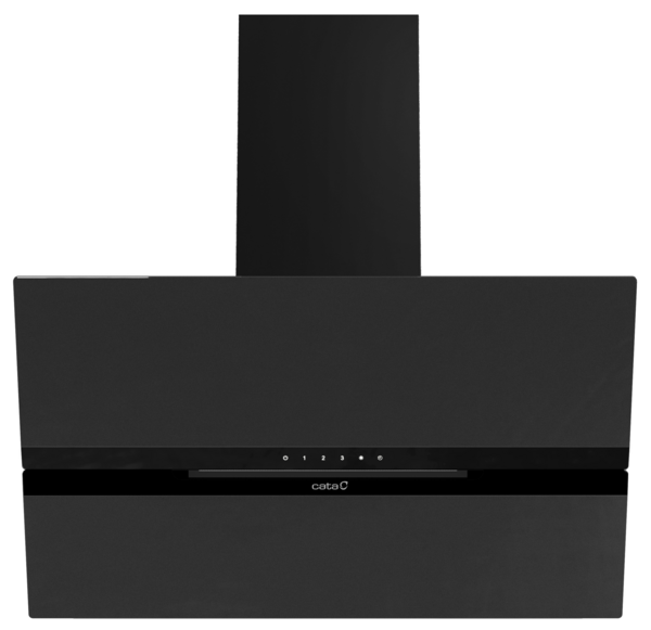 CATA 90cm Matte Black Auto-Open Angled Glass Hood || CATAGM90MB