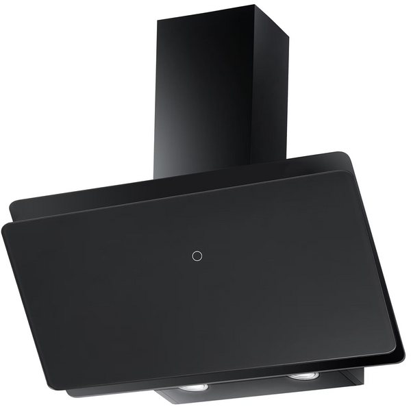 CATA 80cm Angled Glass Cooker Hood - Black || ICON80H