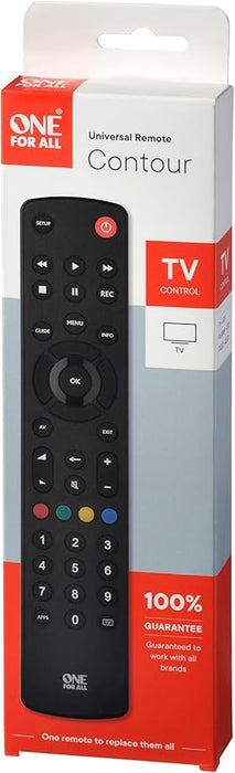 ONE FOR ALL Contour TV Remote | URC1210