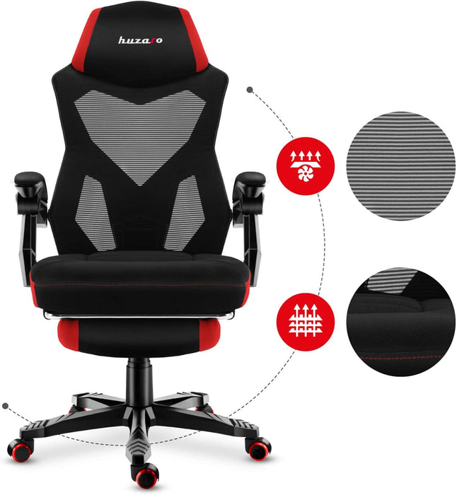 HUZARO COMBAT 3.0 RED Gaming Chair | HUZARO COMBAT 3