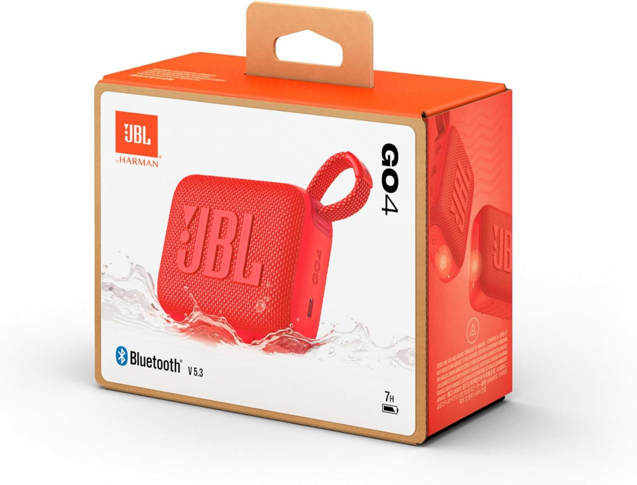 JBL Go 4 Bluetooth Speaker Red | JBLGO4RED