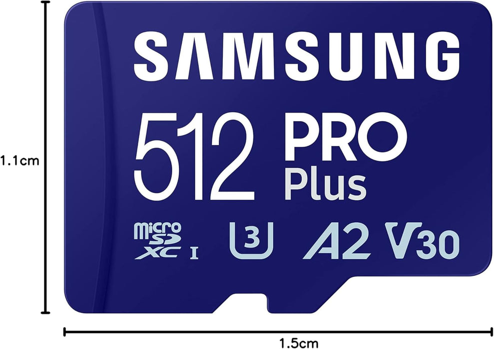 Samsung New Pro Plus 512gb SD Card | MB-MD512SA/EU