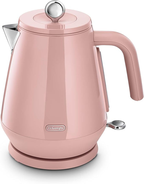 De'Longhi Eclettica Rapid Boil Kettle - Pink | KBY3001.PK