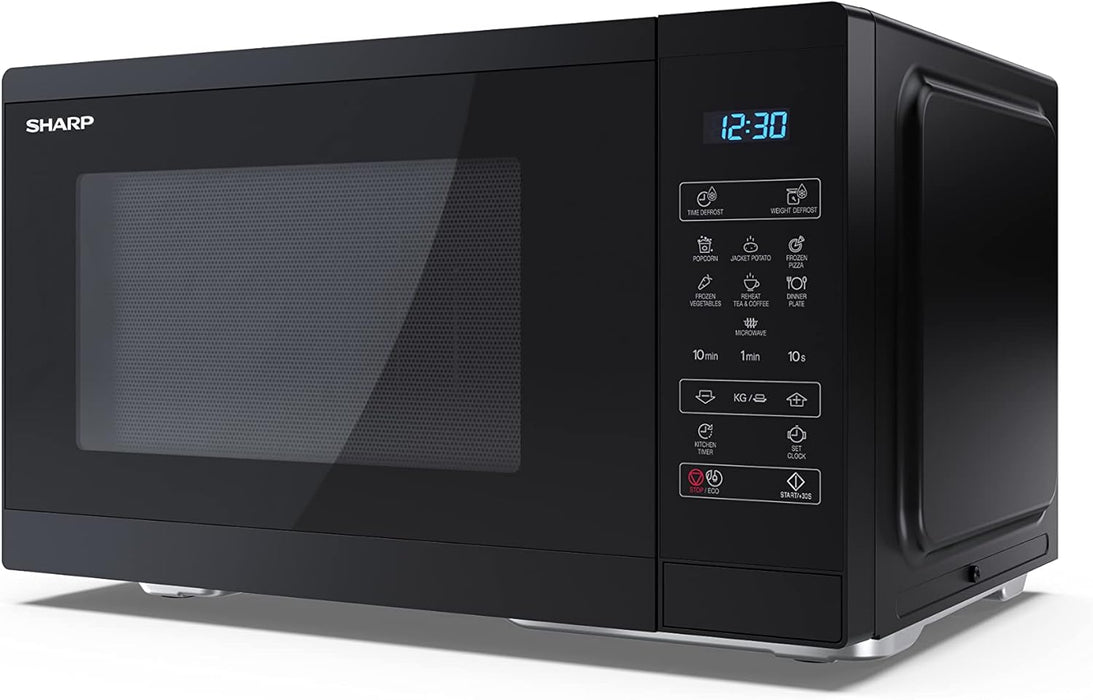 Sharp 25L Freestanding Microwave - Black | YC-MS252AU-B