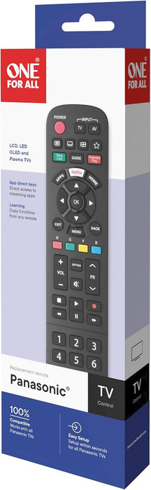 ONE4ALL Panasonic TV Replacement Remote | URC4914