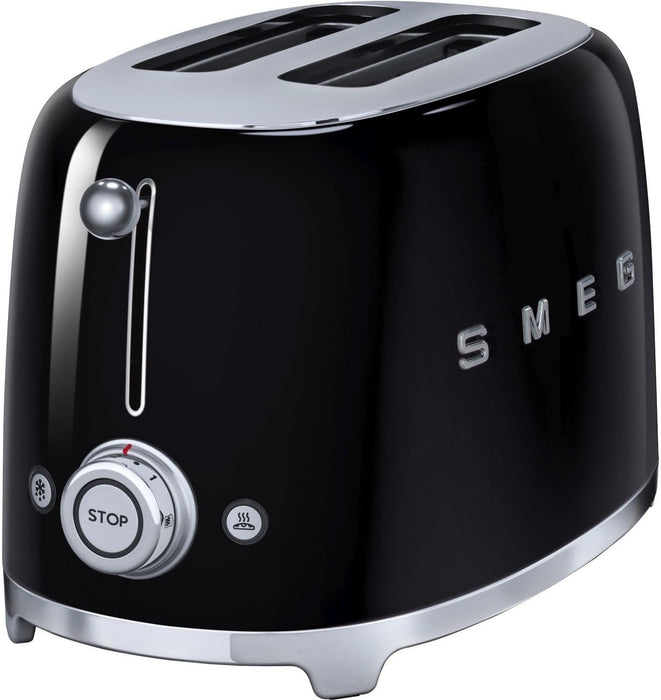 SMEG Gloss Toaster - Black || TSF01BLUK