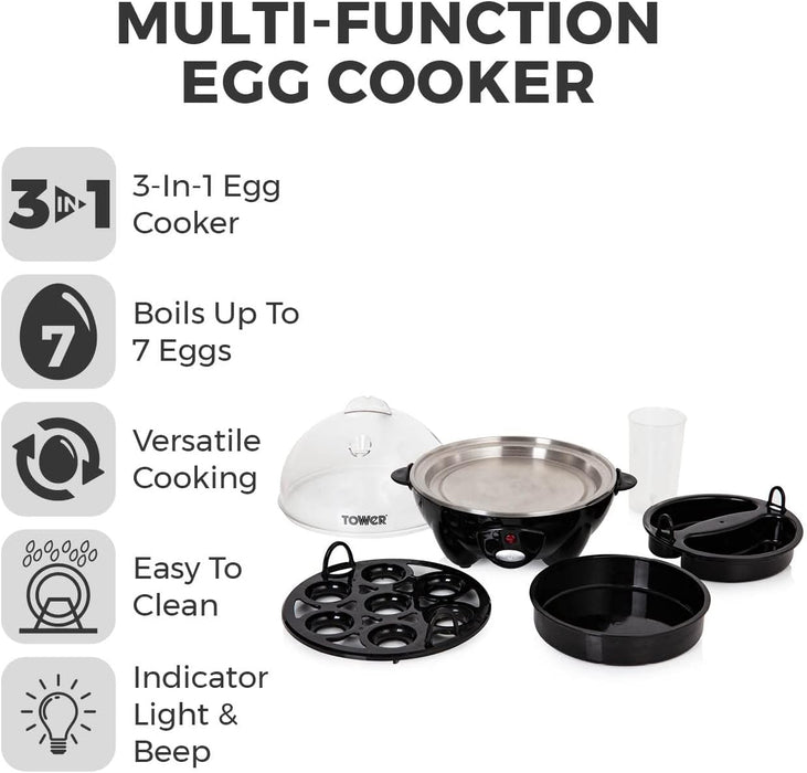 TOWER  Multi-Function Egg Cooker | T19010