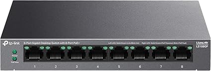 8-Port Gigabit Desktop Switch with 8-Port PoE+ | LS108GP