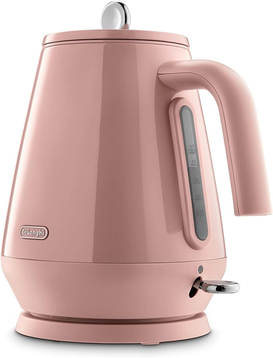 De'Longhi Eclettica Rapid Boil Kettle - Pink | KBY3001.PK