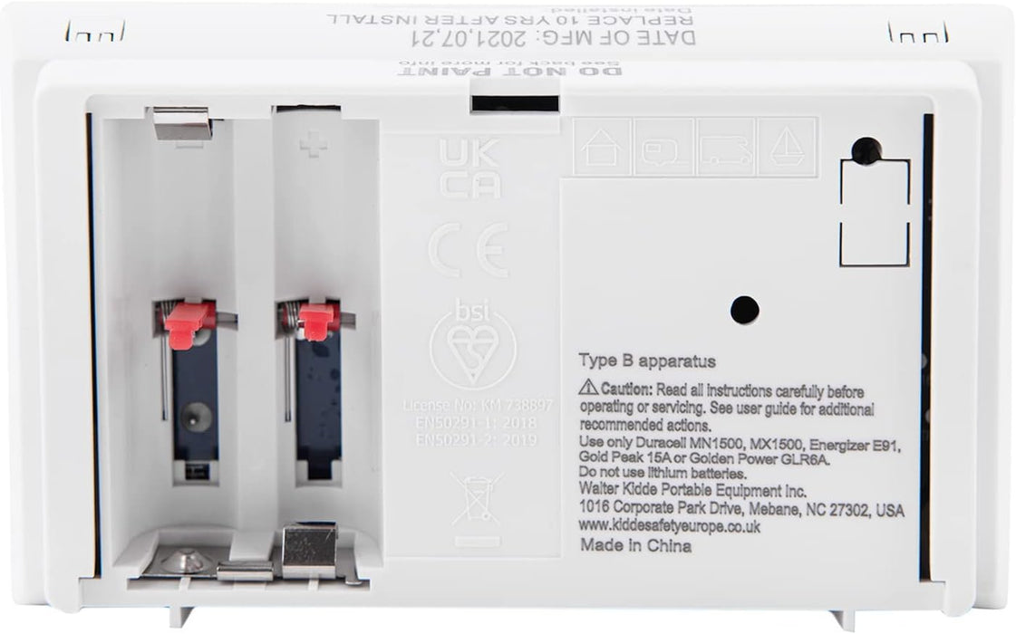 Kidde 7DCO Ten Year Life Carbon Monoxide Alarm with Digital Display | FSK7DCO