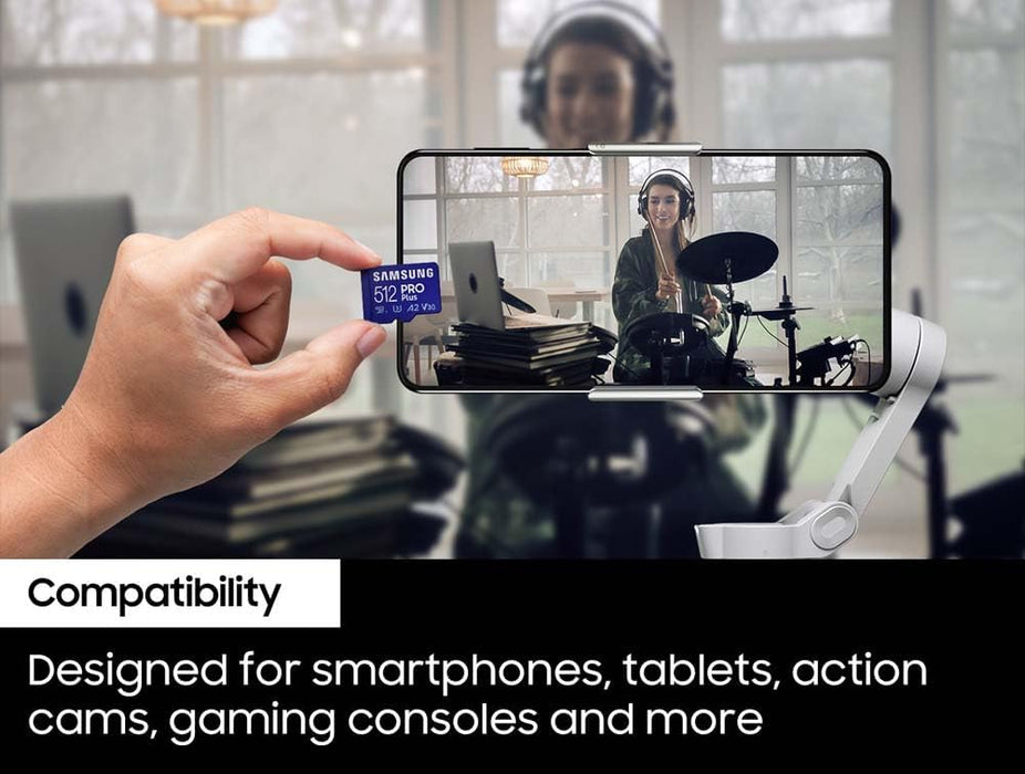 Samsung New Pro Plus 512gb SD Card | MB-MD512SA/EU