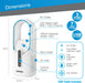 BENROSS Fan Benross USB Bladeless Fan With Mister | 38639 IRWINS MEGASTORE