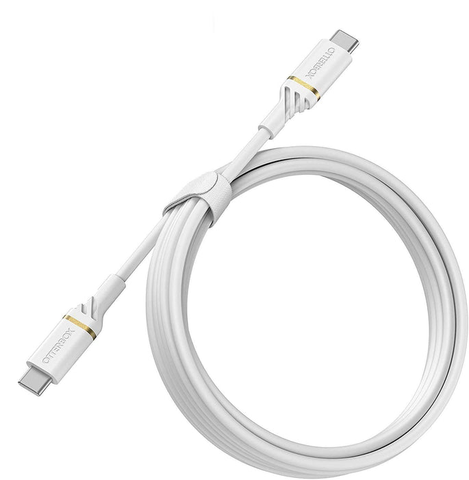 OtterBox Fast Charge USB-C to USB-C 2MT Cable - White | 78-52673