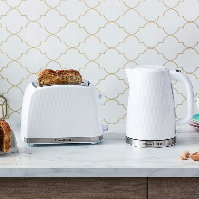 Russell Hobbs Honeycomb Kettle - White | 26050