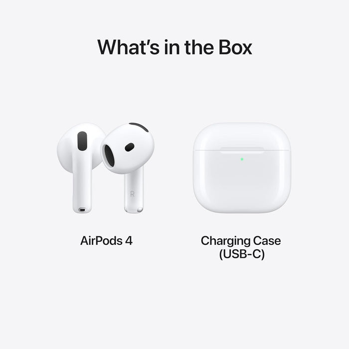 Apple AirPods 4 with USB-C Charging Case - White | MXP63LL/A