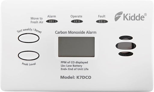 Kidde 7DCO Ten Year Life Carbon Monoxide Alarm with Digital Display | FSK7DCO