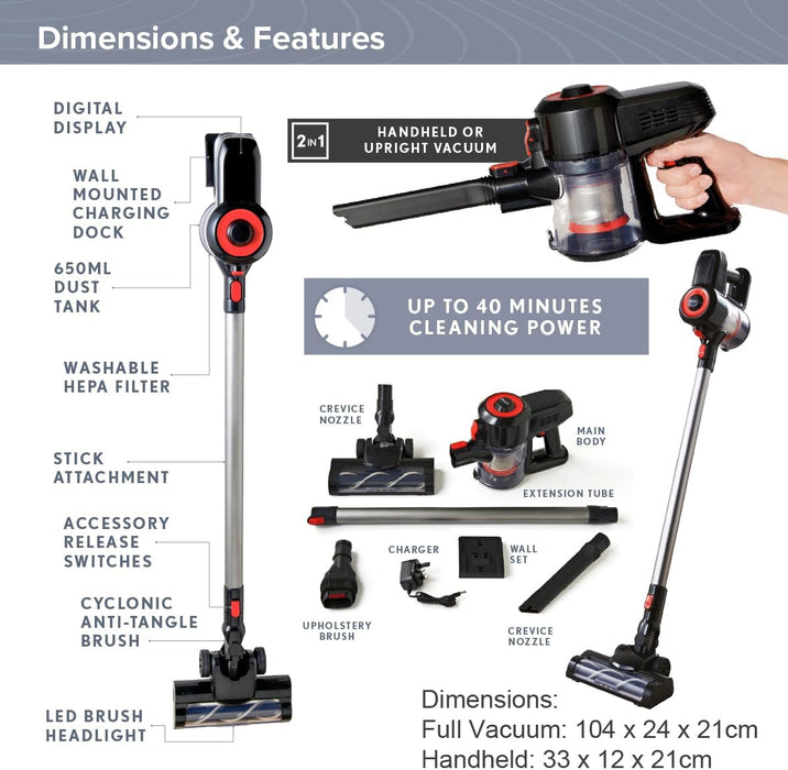 Quest Lightweight Cordless Vacuum | 43579