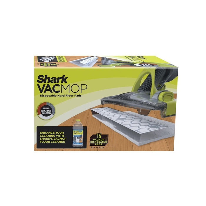 Shark Disposable Hard Floor Vacuum and Mop Pad VacMop Refill – 16 Pack | 1304HK200UK