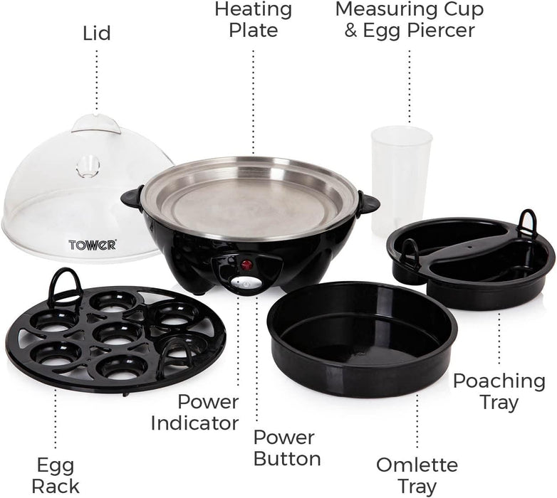 TOWER  Multi-Function Egg Cooker | T19010