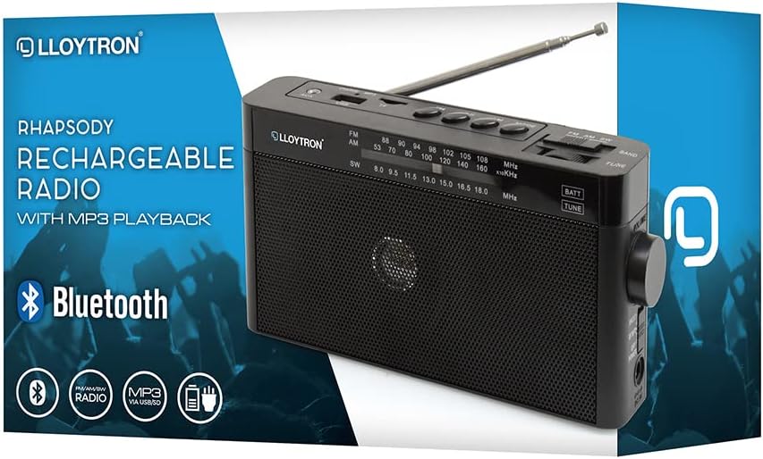 LLOYTRON RHAPSODY Rechargeable Portable Radio | PP6404