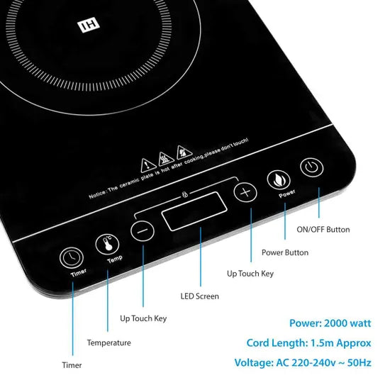 QUEST Single Digital Induction Hob | 35839