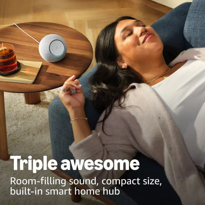 Amazon Echo Dot Max Smart Speaker with Alexa, AZ3 Chip, Built-In Smart Home Hub and Wi-Fi 6E | BODKLDMHYB