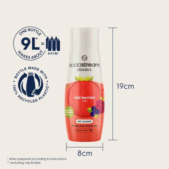 SodaStream Red Berries With Added Vitamins Syrup Mix | 1524210440