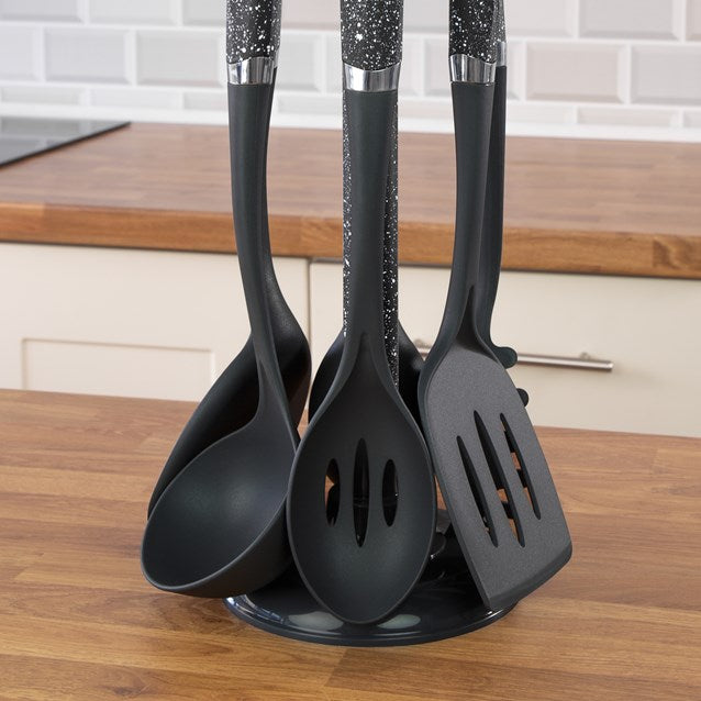 Blackmoor 6 piece Utensil Set - Black | 66779
