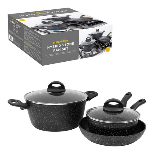Blackmoor Home Pan Set-Hybrid Stone Non Stick | 68179
