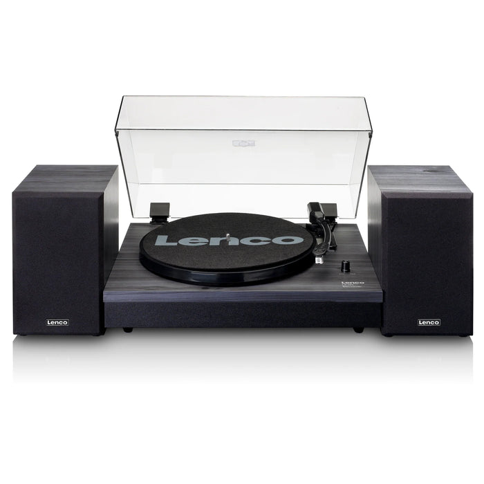 Lenco Turntable With Bluetooth And 2 Stereo Speakers - Black | LS-301BK