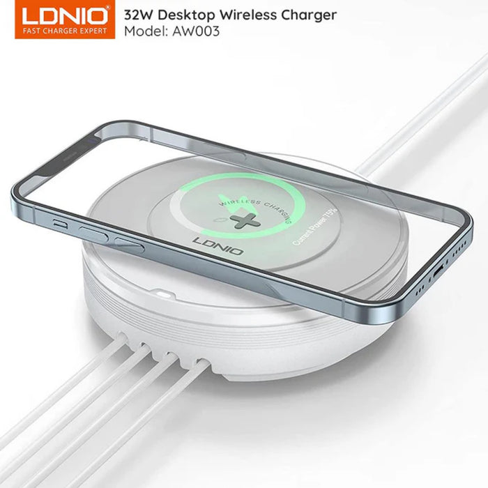 Ldnio 5-in-1 32W Wireless Desktop Charger | 692035
