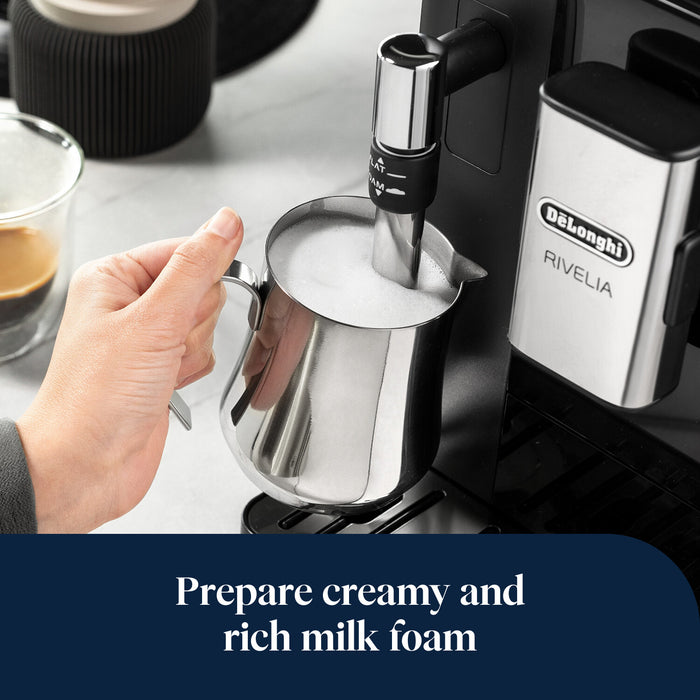Delonghi Rivelia Coffee Machine - Onyx Black | EXAM440.35.B
