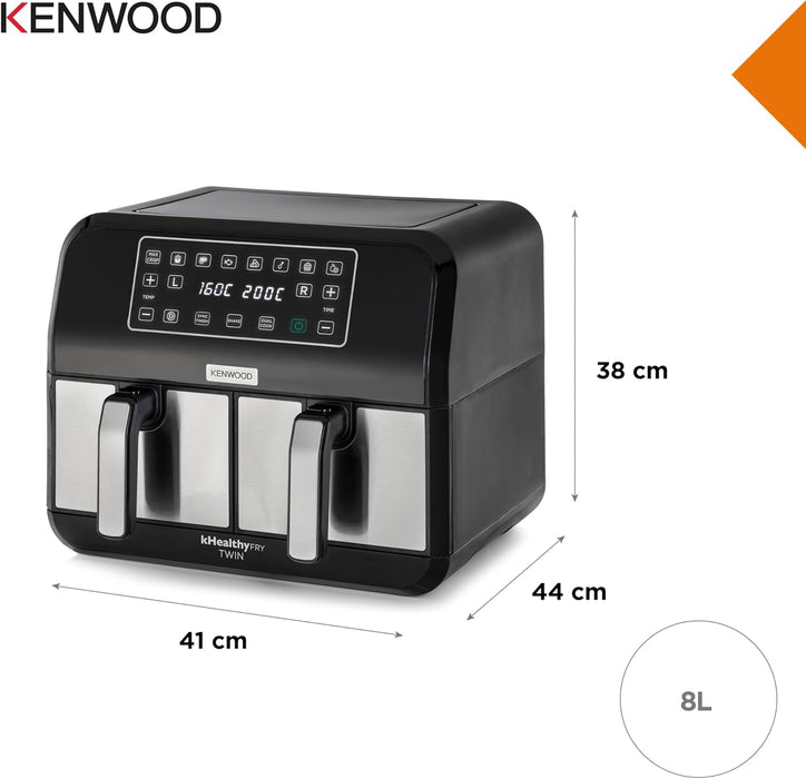 Kenwood kHealthy Fry TWIN Air Fryer | HFM20.000MB