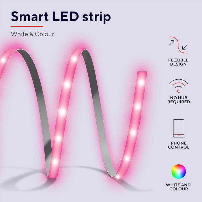 TRUST Smart RGB LED Strip Light - 3m | T74288