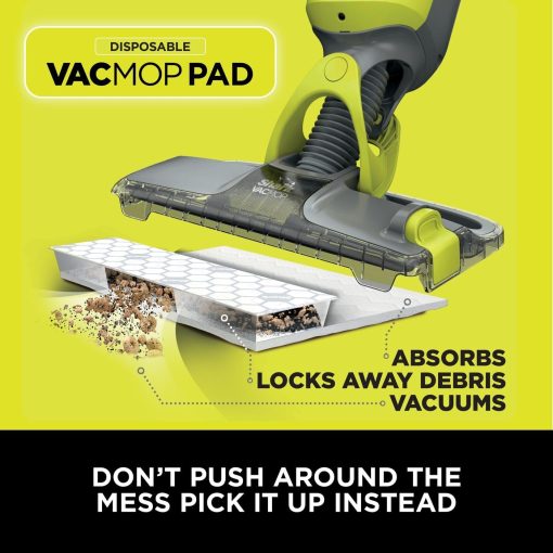 Shark Disposable Hard Floor Vacuum and Mop Pad VacMop Refill – 16 Pack | 1304HK200UK