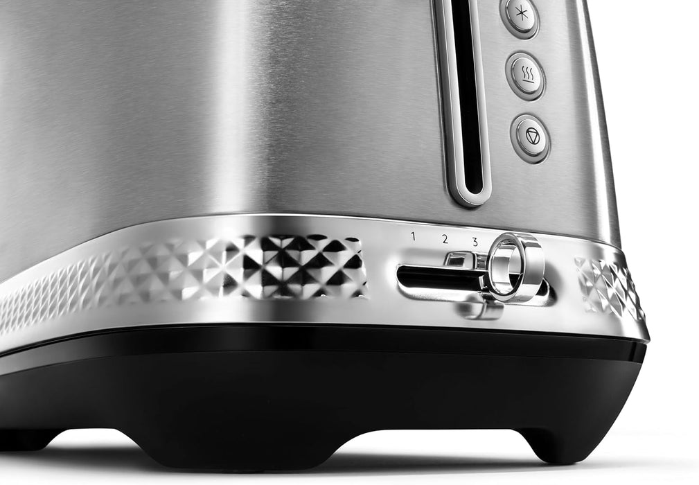 DeLonghi Diadema 2 Slice Toaster - Metal | CTV3003.M