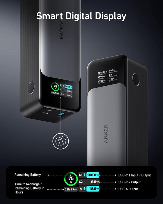 ANKER 737 24000mAh Powerbank || A1289011