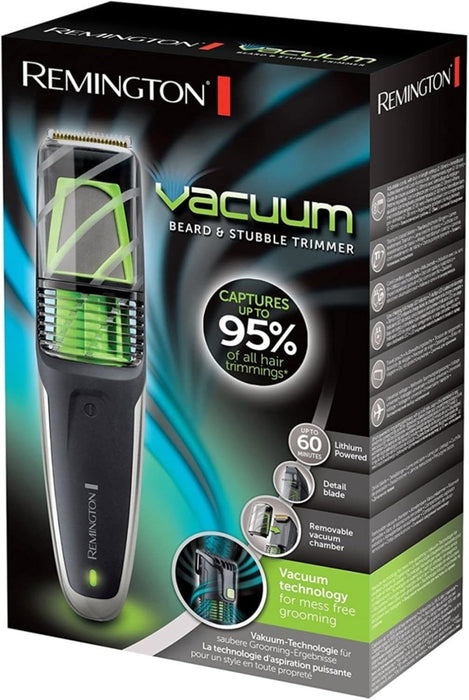 Remington Vacuum Beard & Stubble Trimmer - Black | MB6850