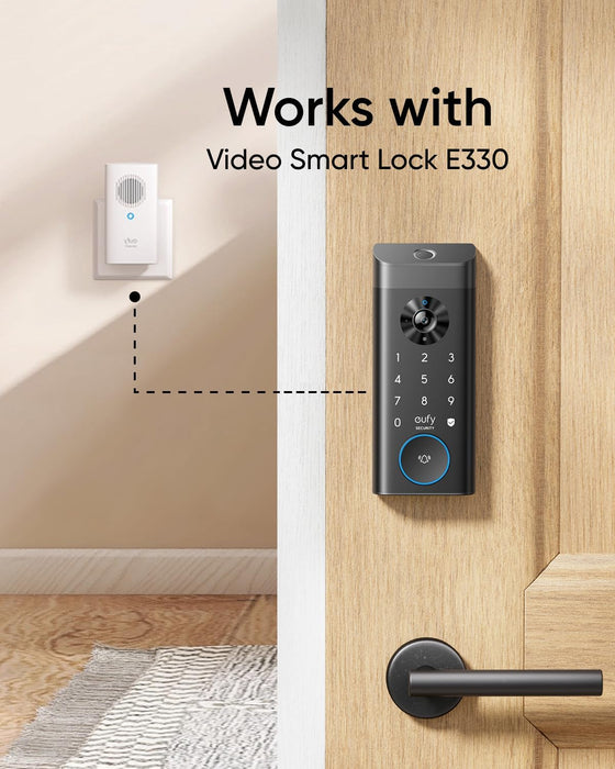 EUFY Video Doorbell C31 Smart Doorbell 2K - Black || T8223312