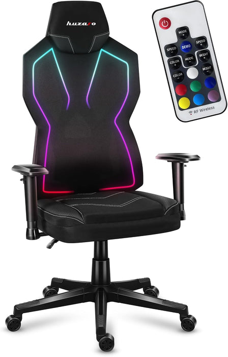 HUZARO COMBAT 6.2 RGB Gaming Chair - Black | HZ-COMBAT 6.2