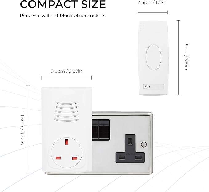 BENROSS Plug-In Wireless Door Chime || 41010