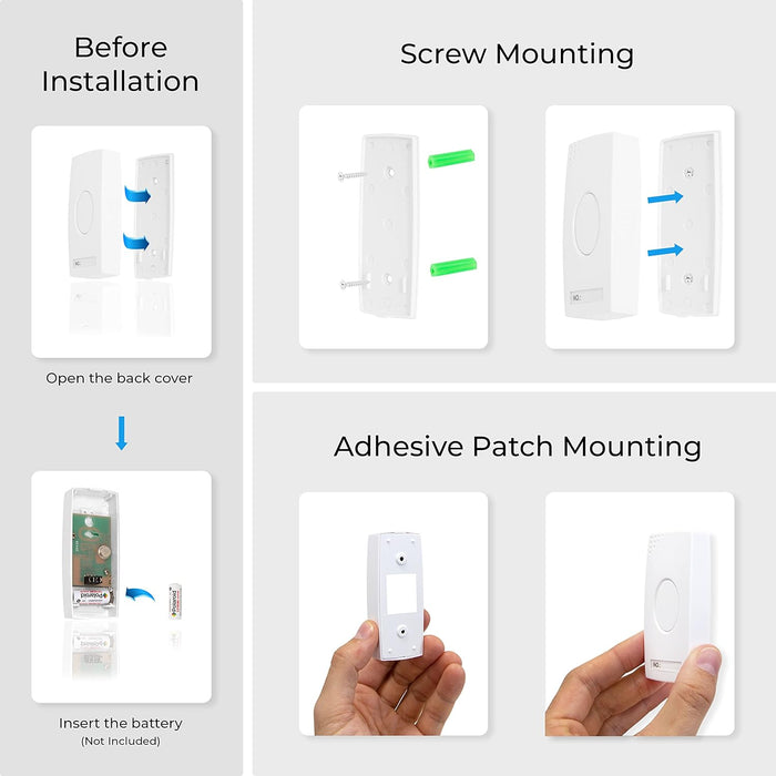 BENROSS Plug-In Wireless Door Chime || 41010