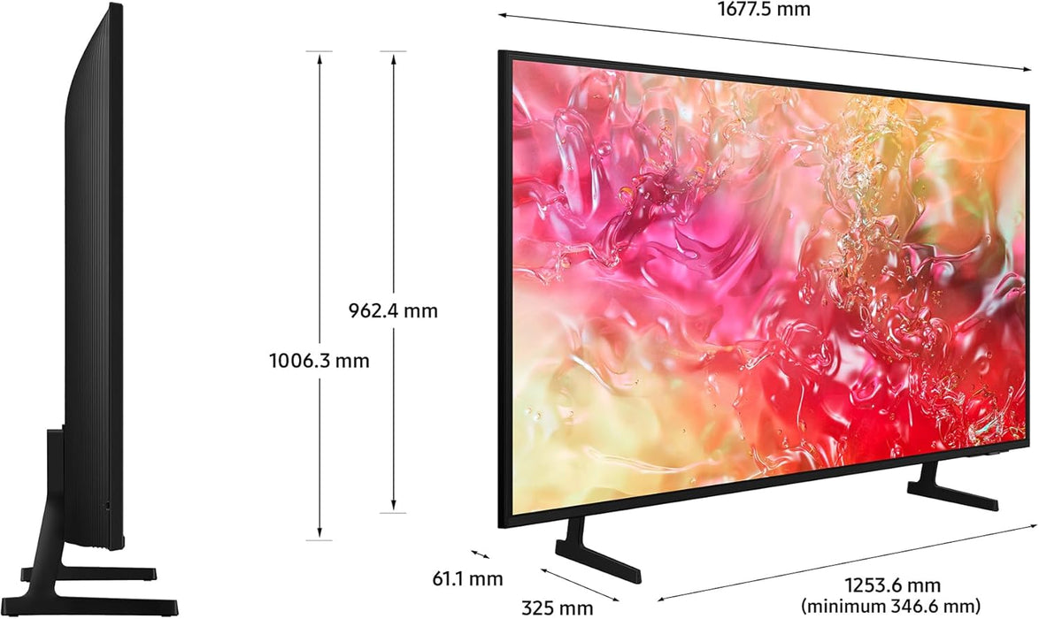 SAMSUNG DU7100 75", 4K, Smart LED TV | UE75DU7100KXXU