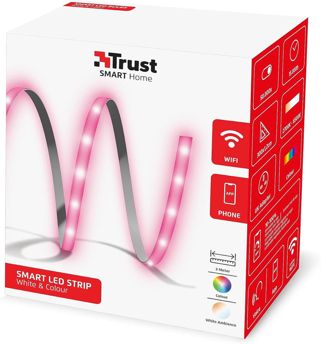 TRUST Smart RGB LED Strip Light - 3m | T74288