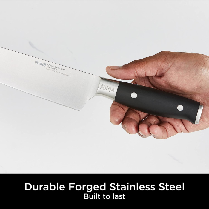 Ninja Foodi StaySharp Knife Block with Integrated Sharpener – 5-Piece Set | K32005UK