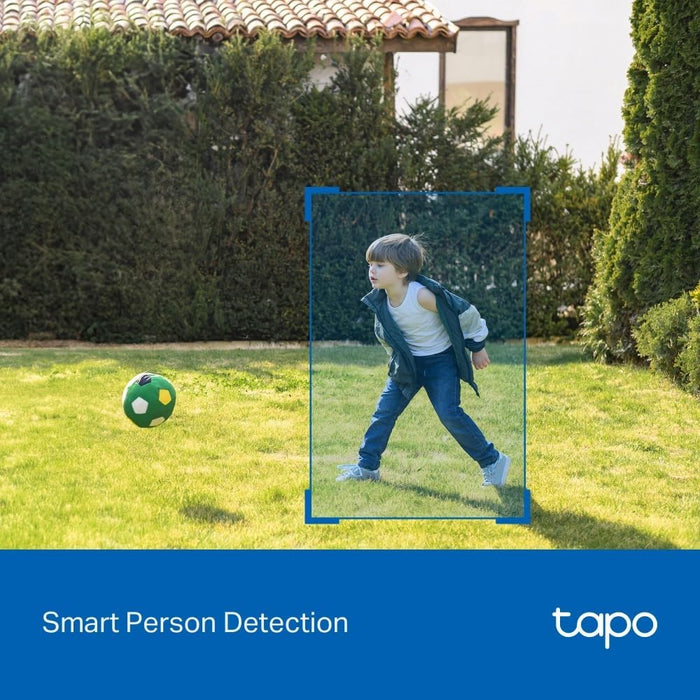 TAPO Smart Wire-Free Indoor/Outdoor Security Camera - Black | Tapo C411