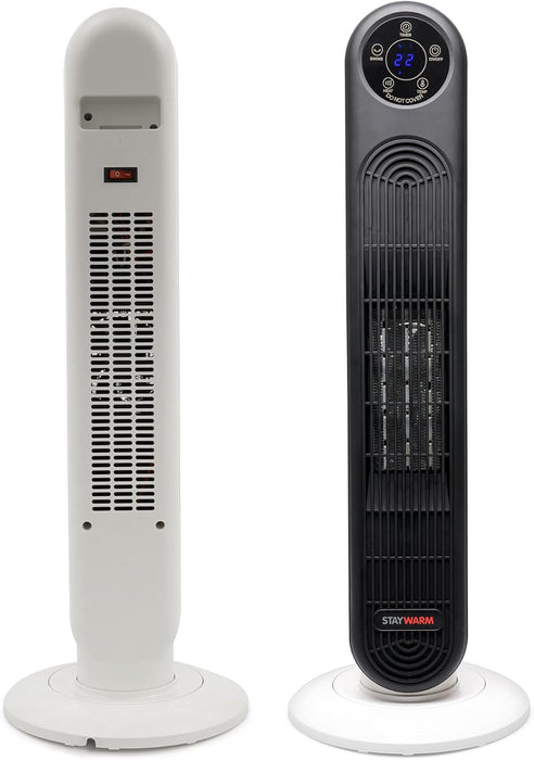 STAYWARM 2000w Ceramic Tower Heater with Remote Control | F2252WH