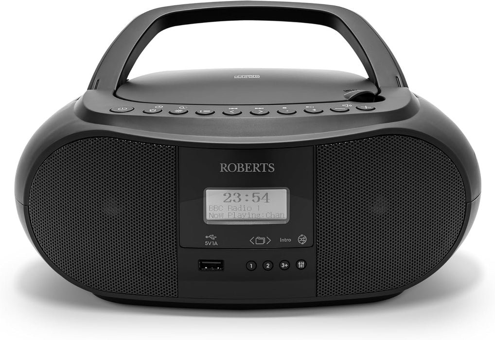 Roberts ZoomBox 4 CD Boombox - Black | 500003358
