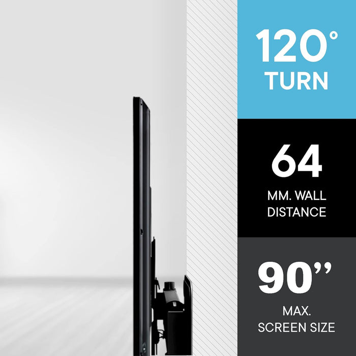 OneForAll Full-motion Tilt TV Wall Mount 32"-90" 60kg || WM4661